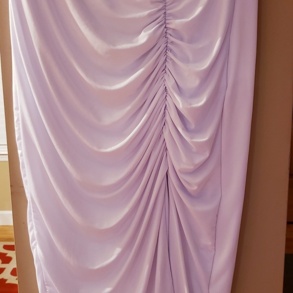 Pretty Little Thing-White Split Midi Skirt - Picture 4 of 6